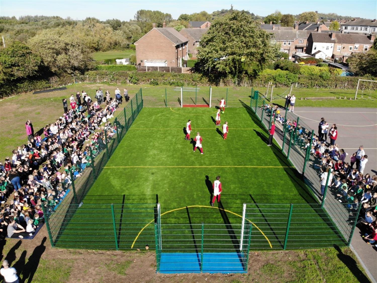 astroturf muga for schools