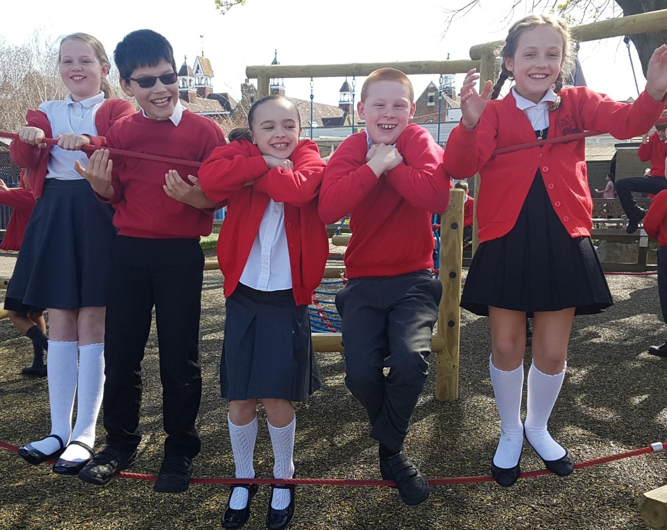 wooden trim trails for schools