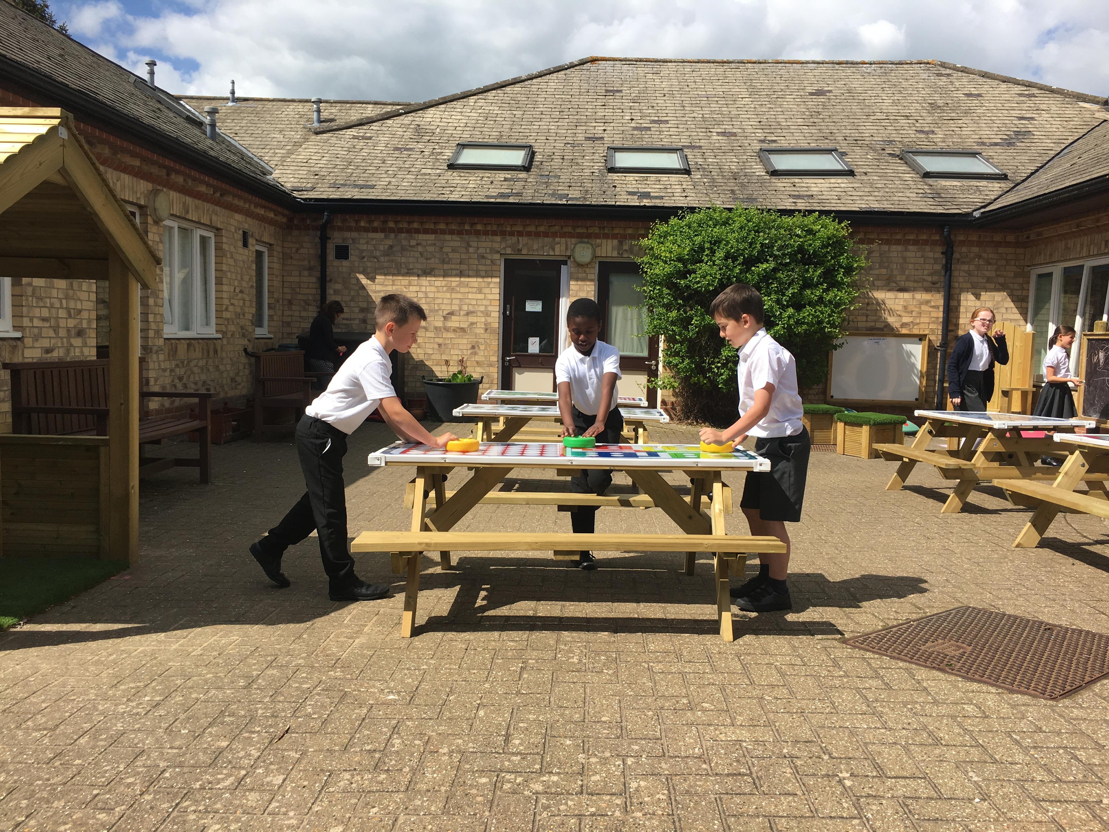 playground seating for schools