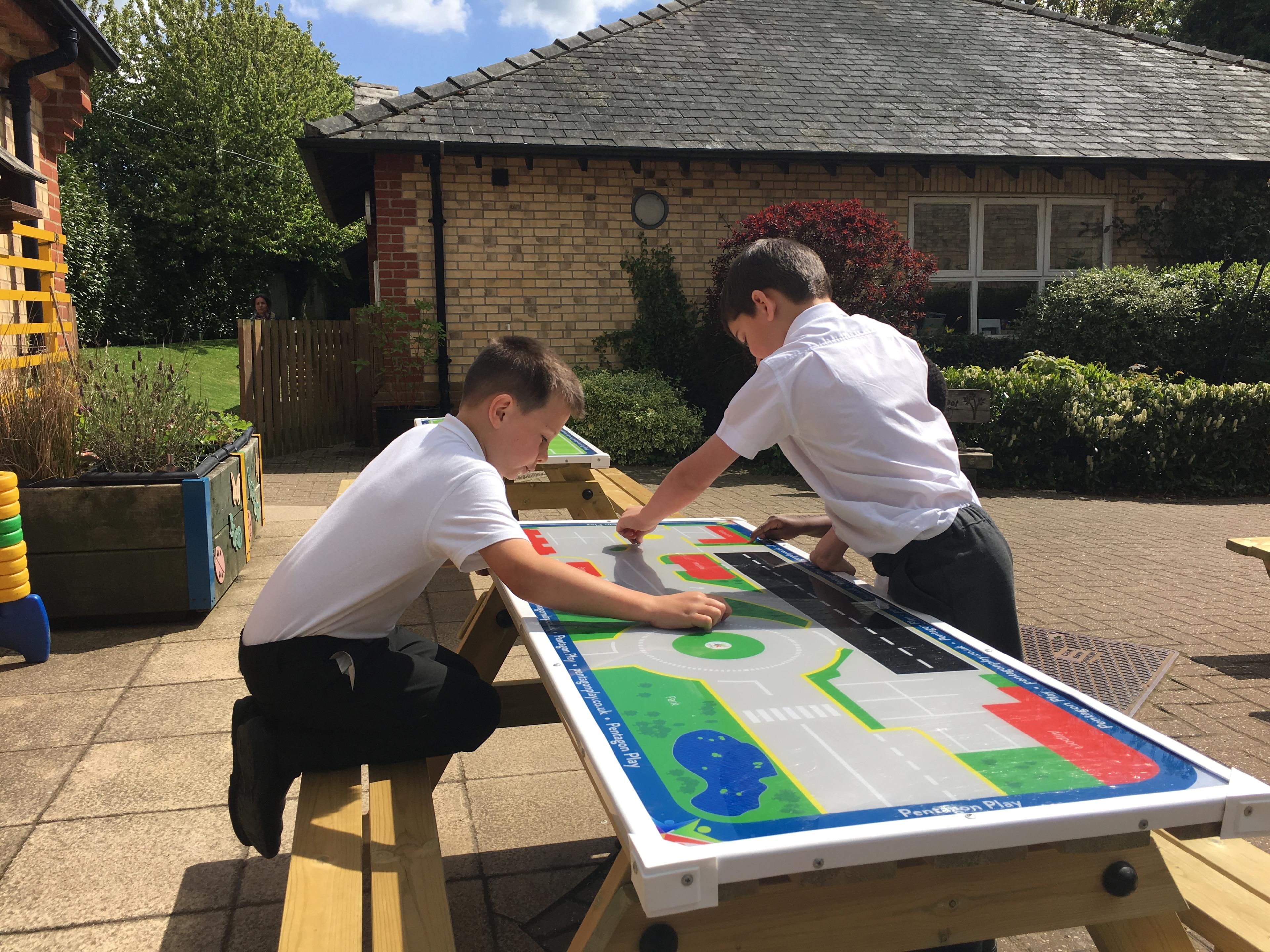 playground seating for schools