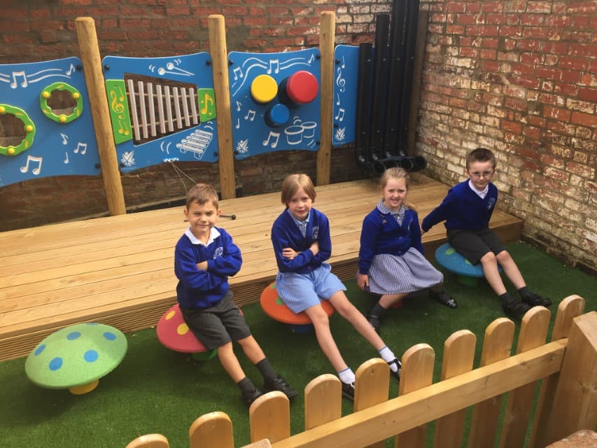 school playground seating