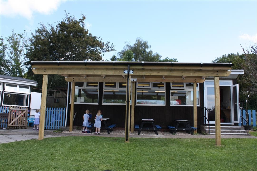 a wide view of our canopy