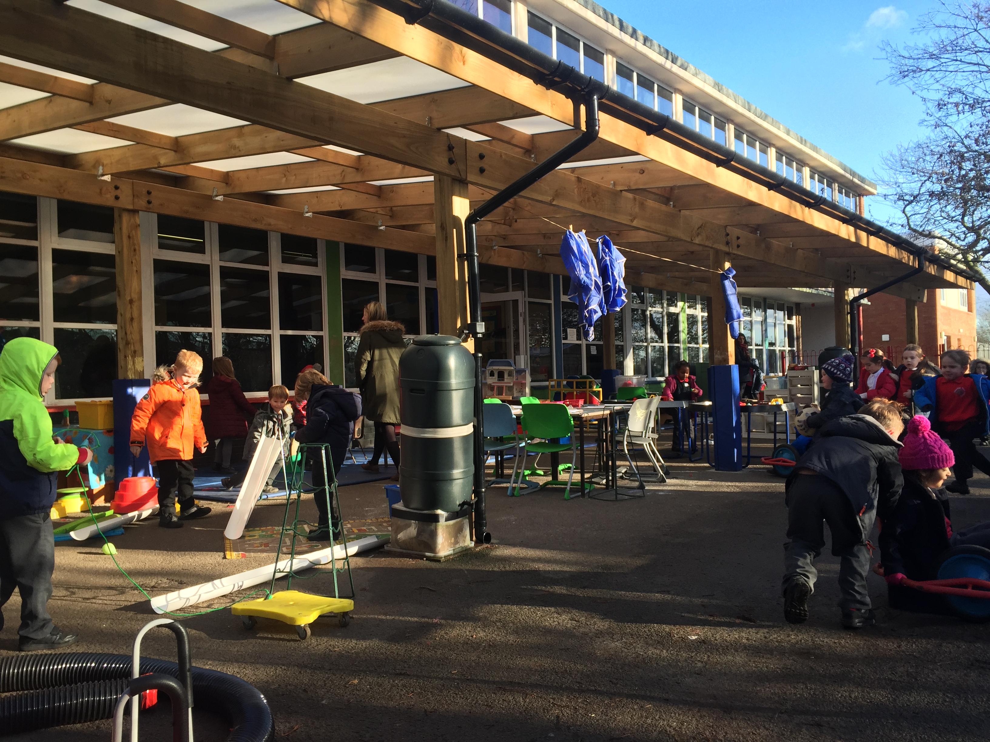 timber canopies for schools
