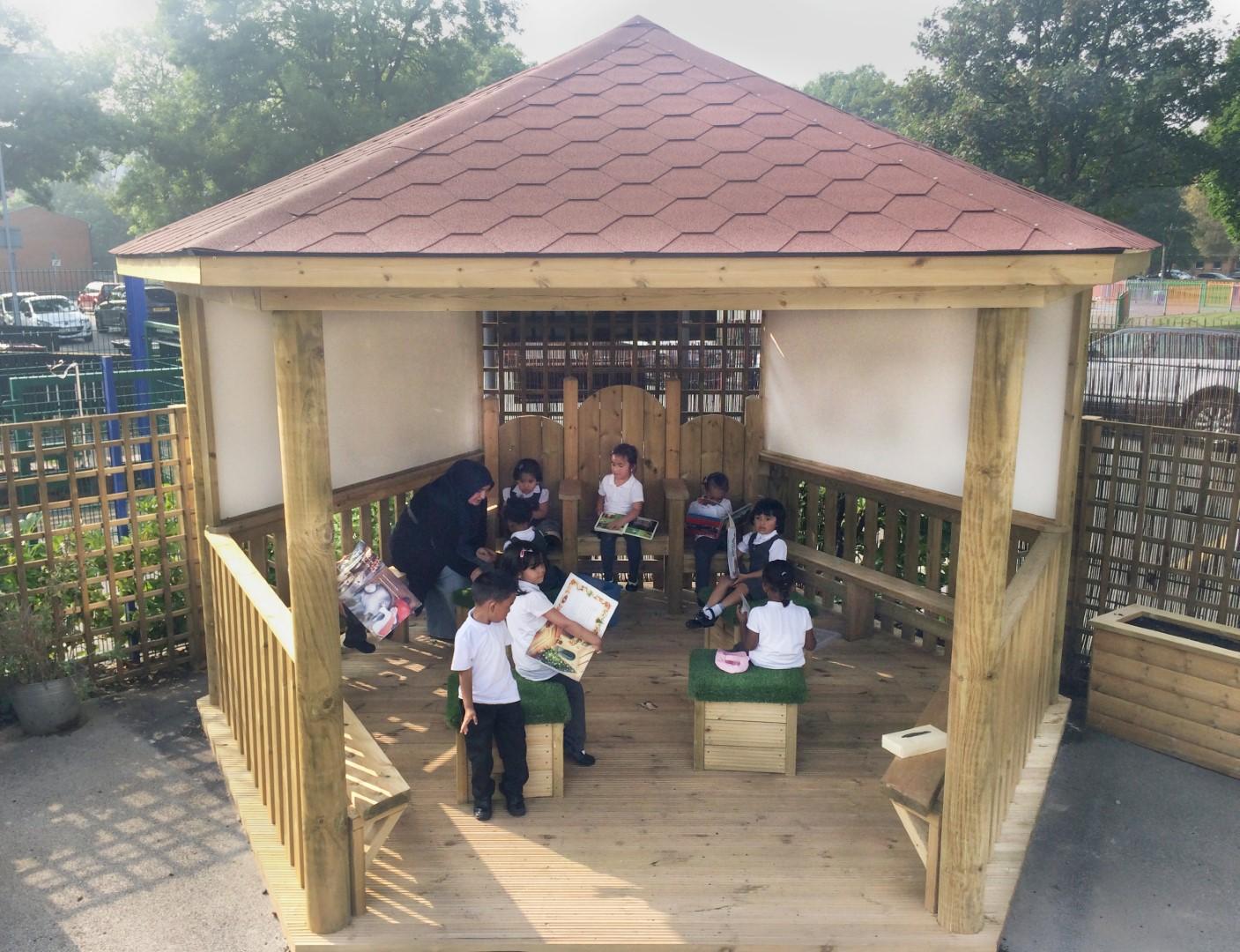 outdoor classrooms for primary schools
