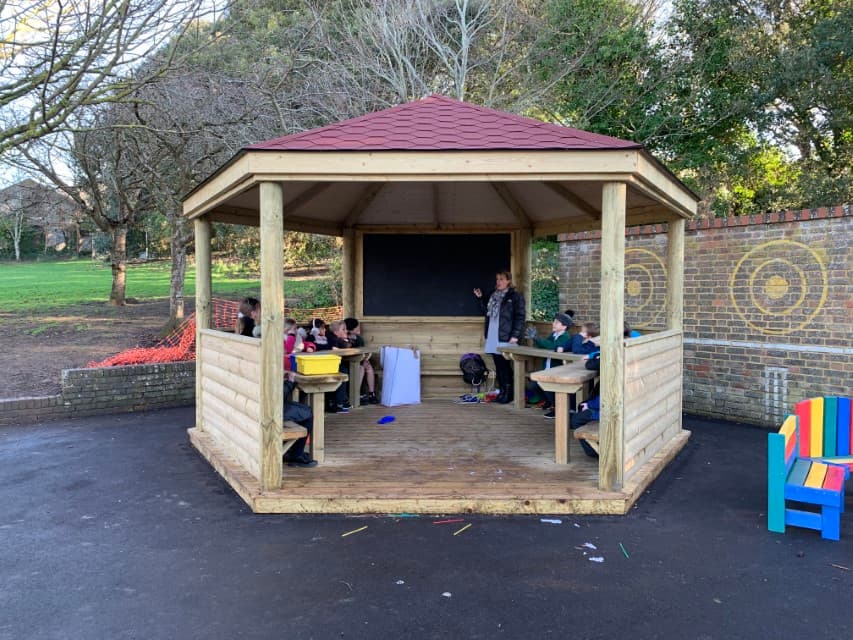 outdoor classrooms for primary schools