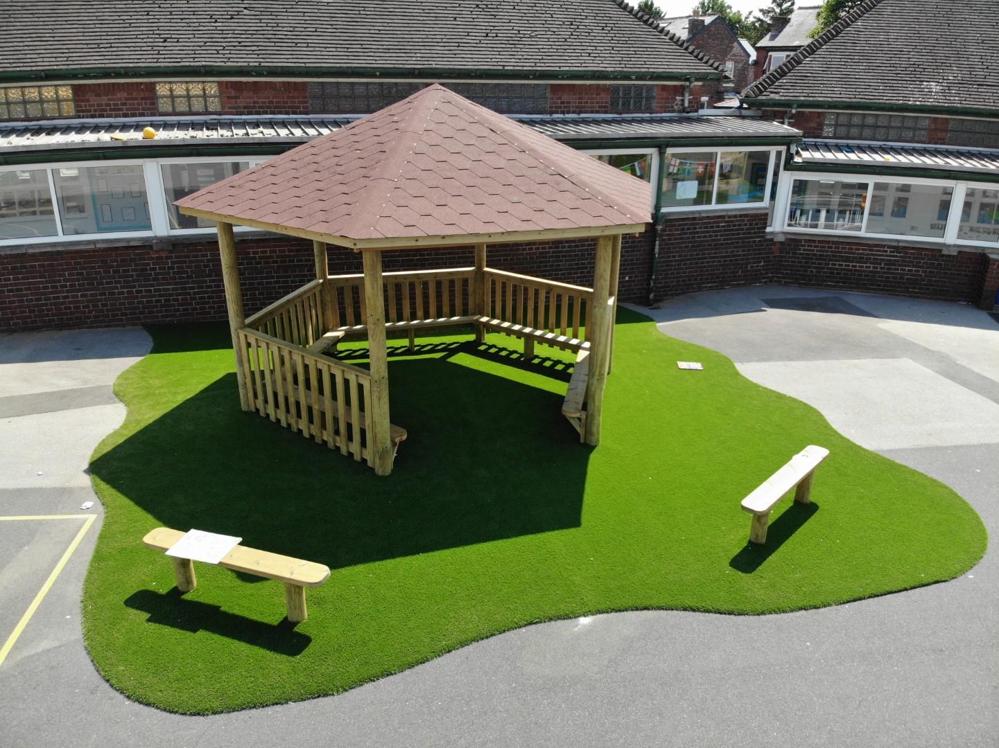 timber gazebos for schools