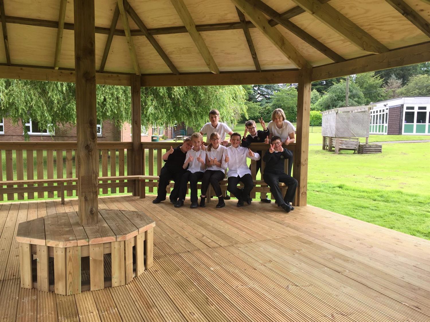 school gazebo
