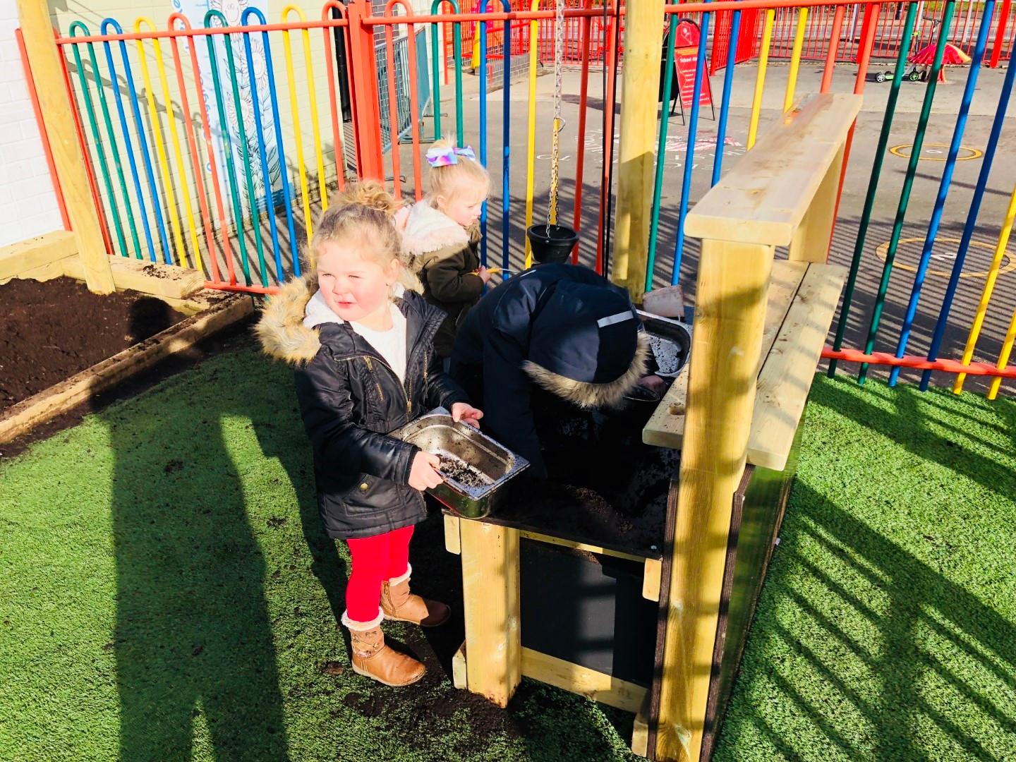 messy mud play playground ideas for eyfs