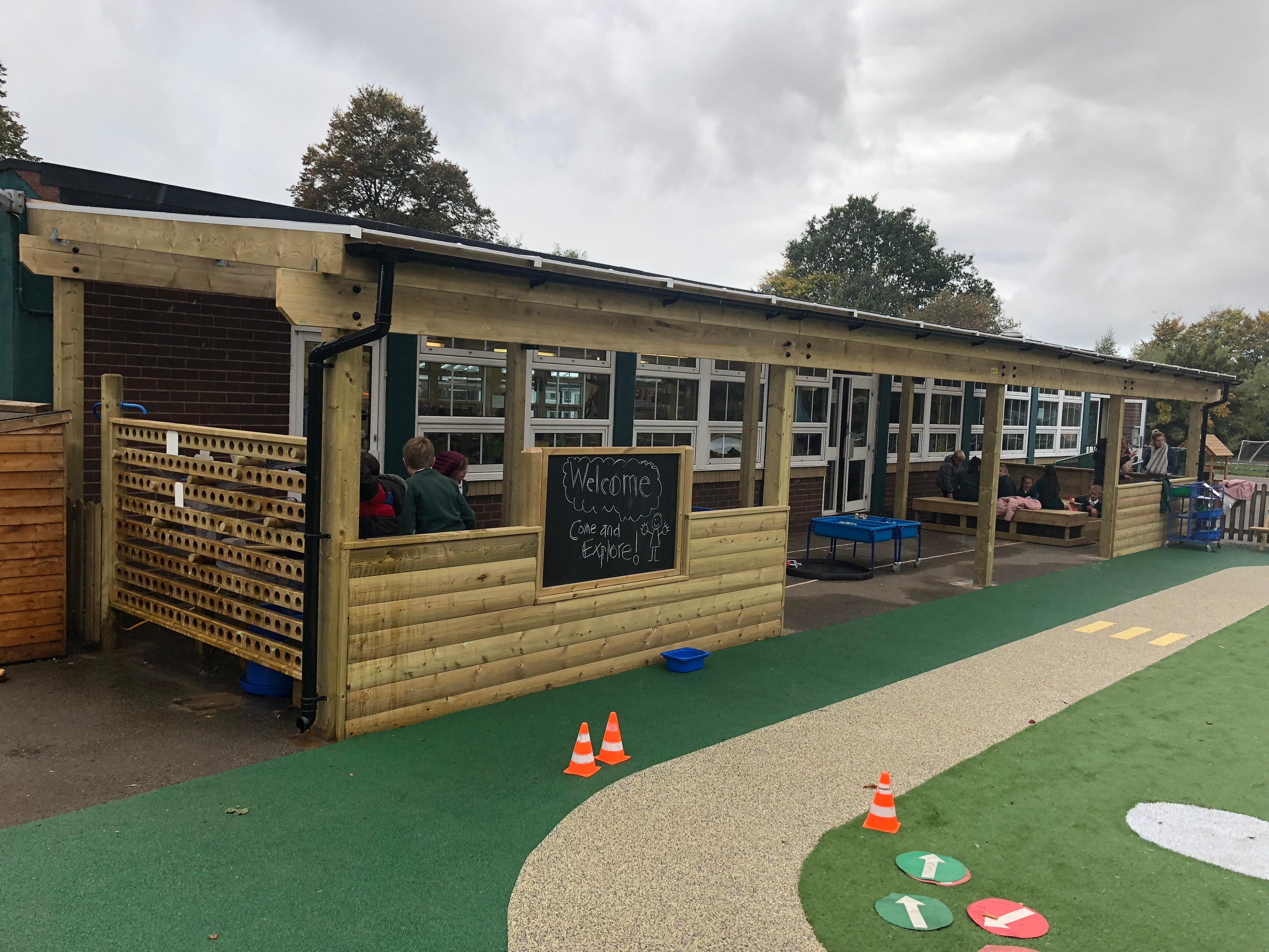 timber canopies for schools