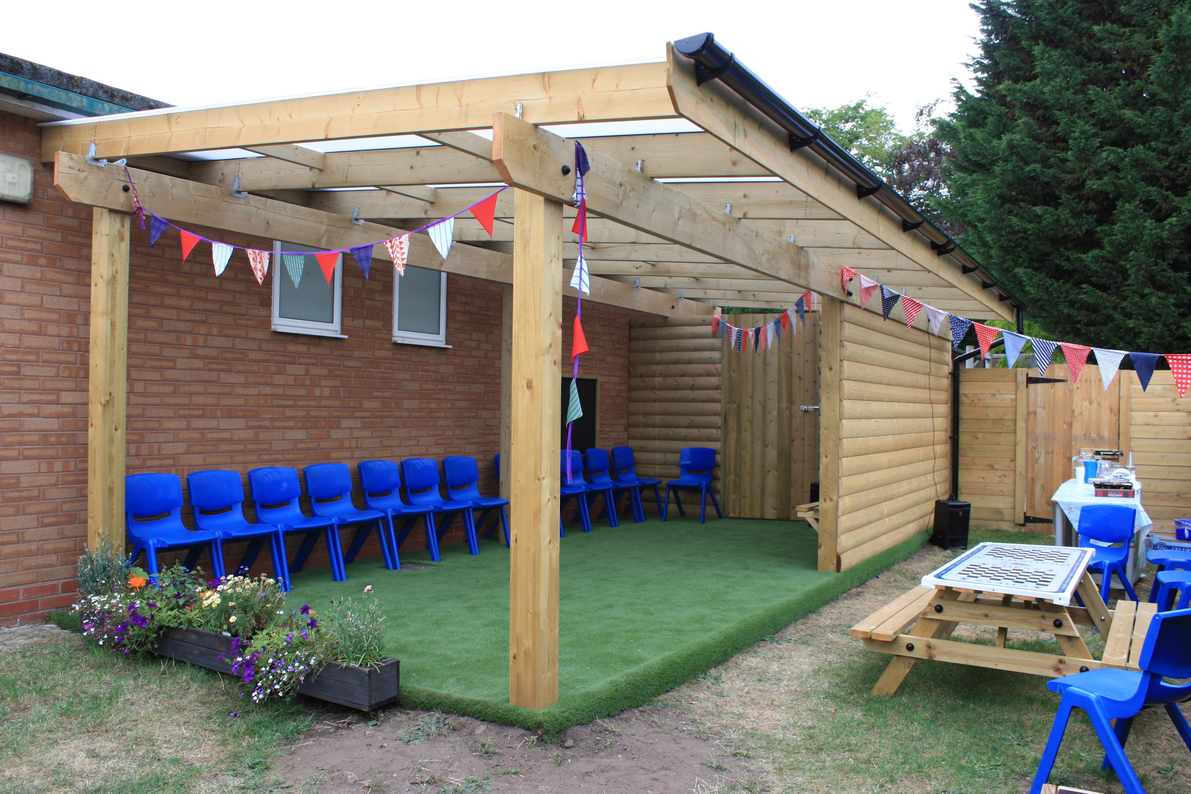 timber canopies for schools
