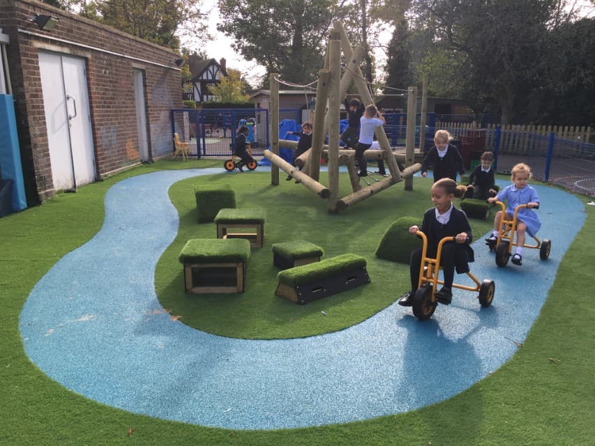 School playground surfacing