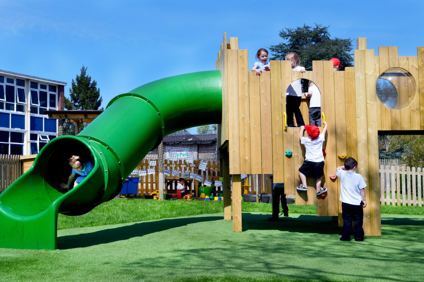school playground castle