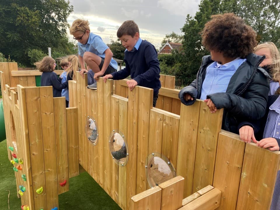 top of the langley play castle