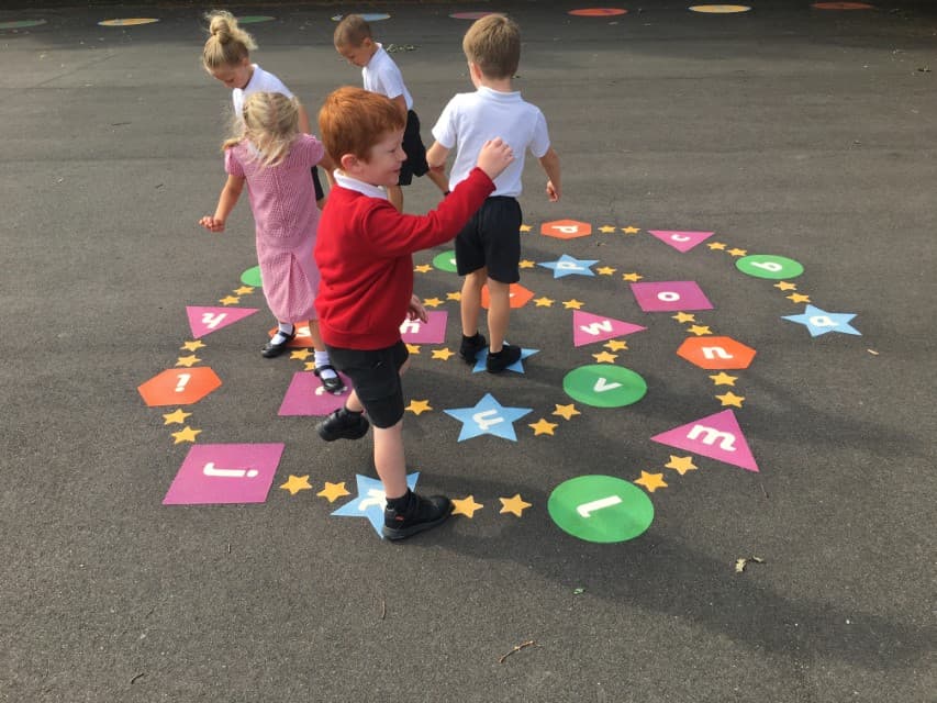 Thermoplastic Playground Markings