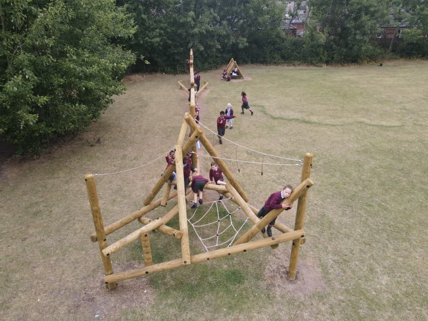 Children can build their climbing confidence on the bowfell climber