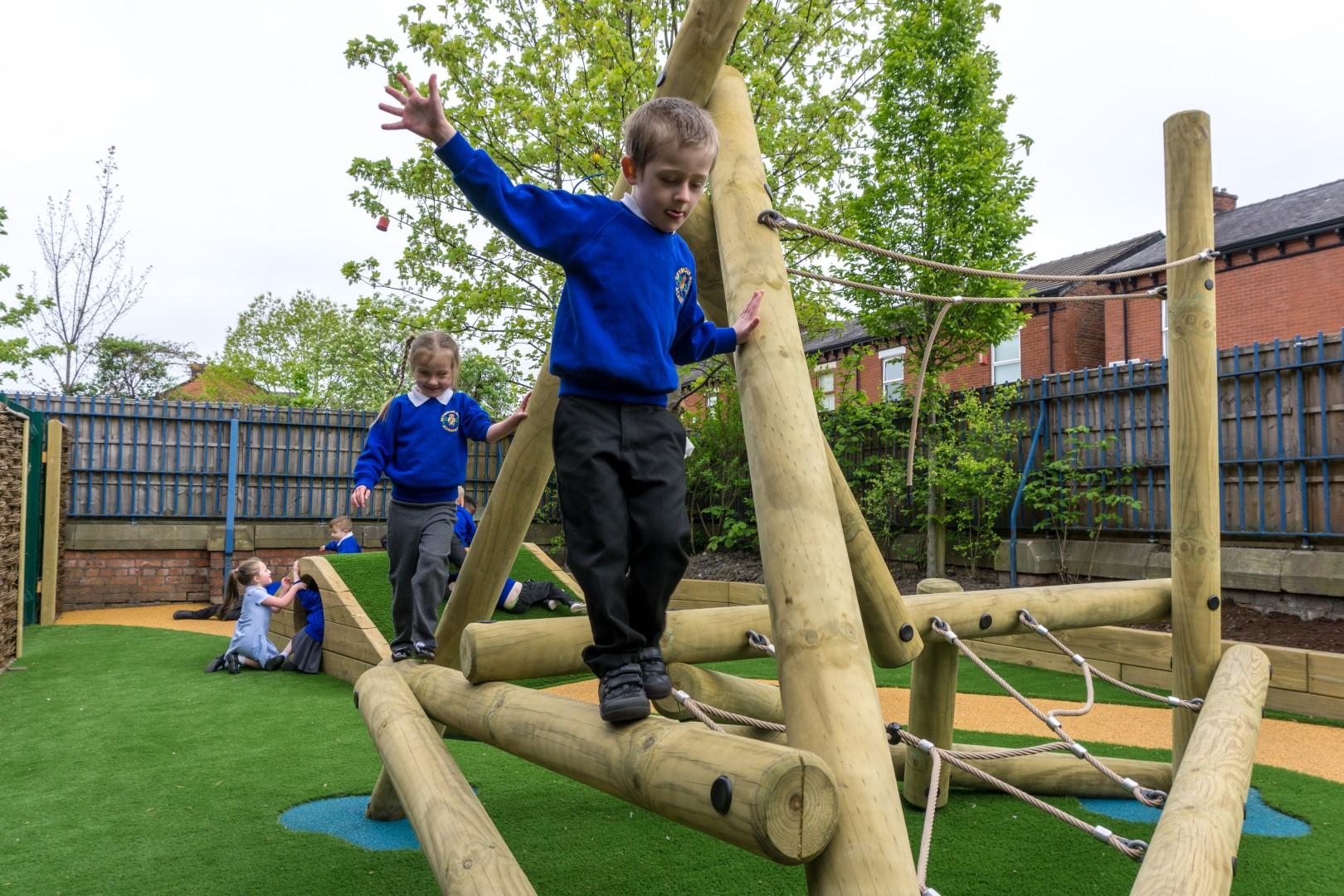 Harter Fell Climbing Frame For Schools 