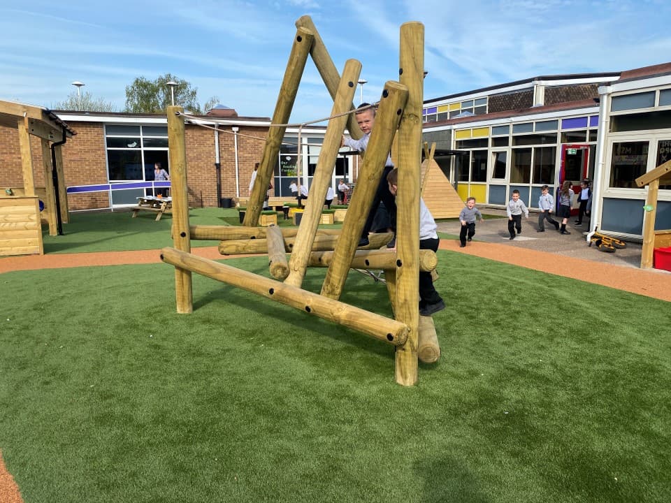The Harter Fell Climber is excellent for supporting gross motor skill development