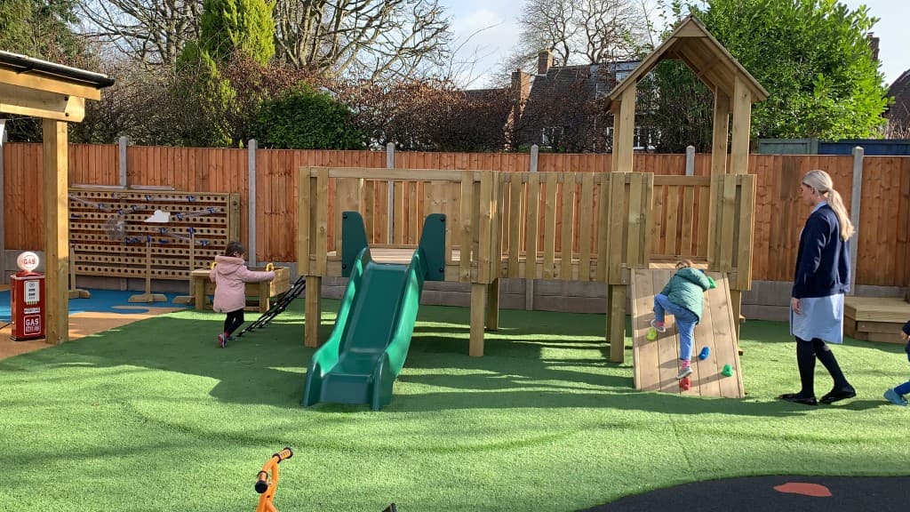 early years playground slide