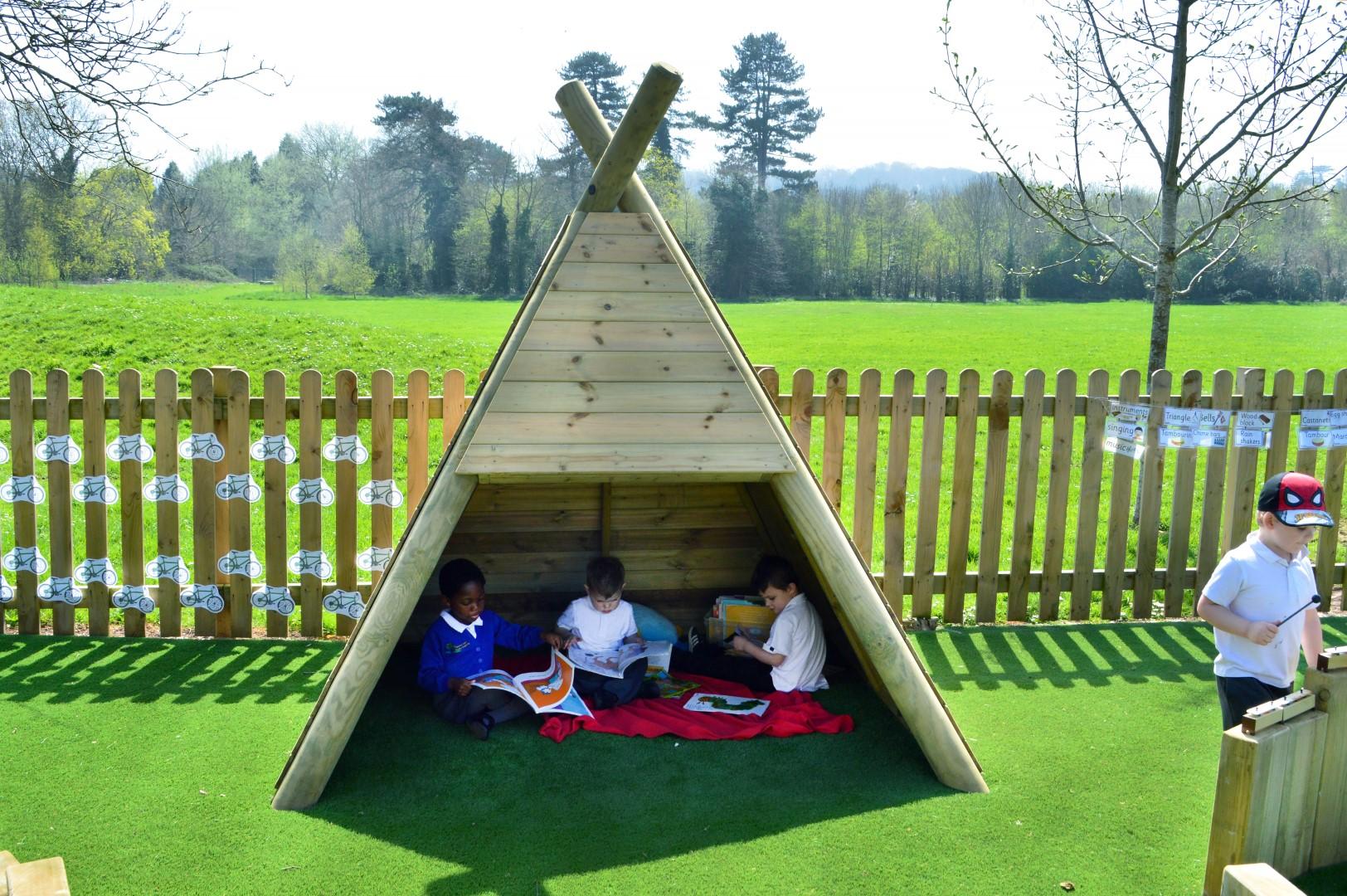 school playground dens