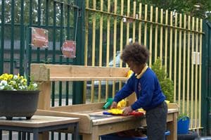 sorting workbench for primary school playgrounds