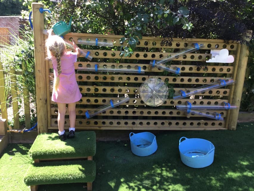 Outdoor Water Wall For Schools