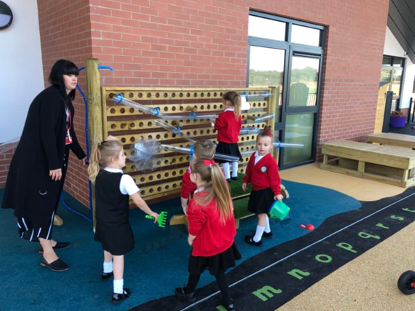 School Playground Water Walls