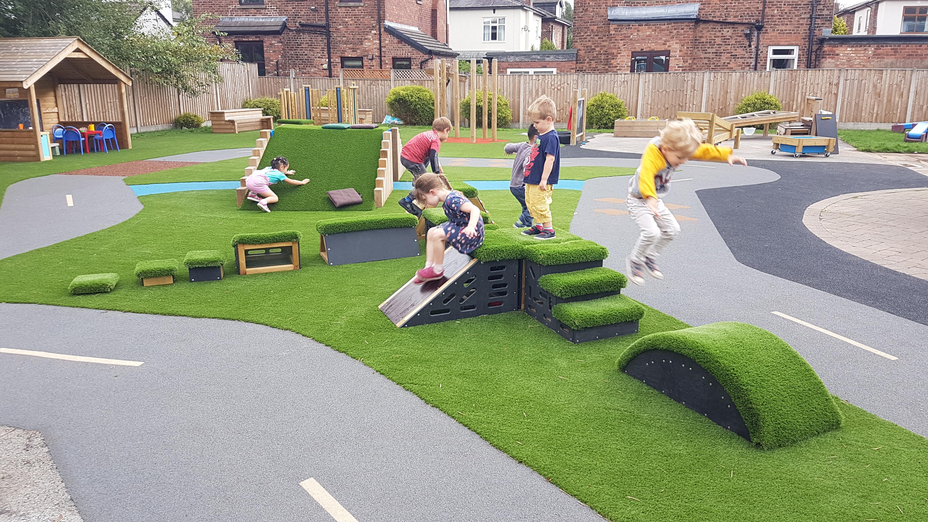 active playground equipment for nursery
