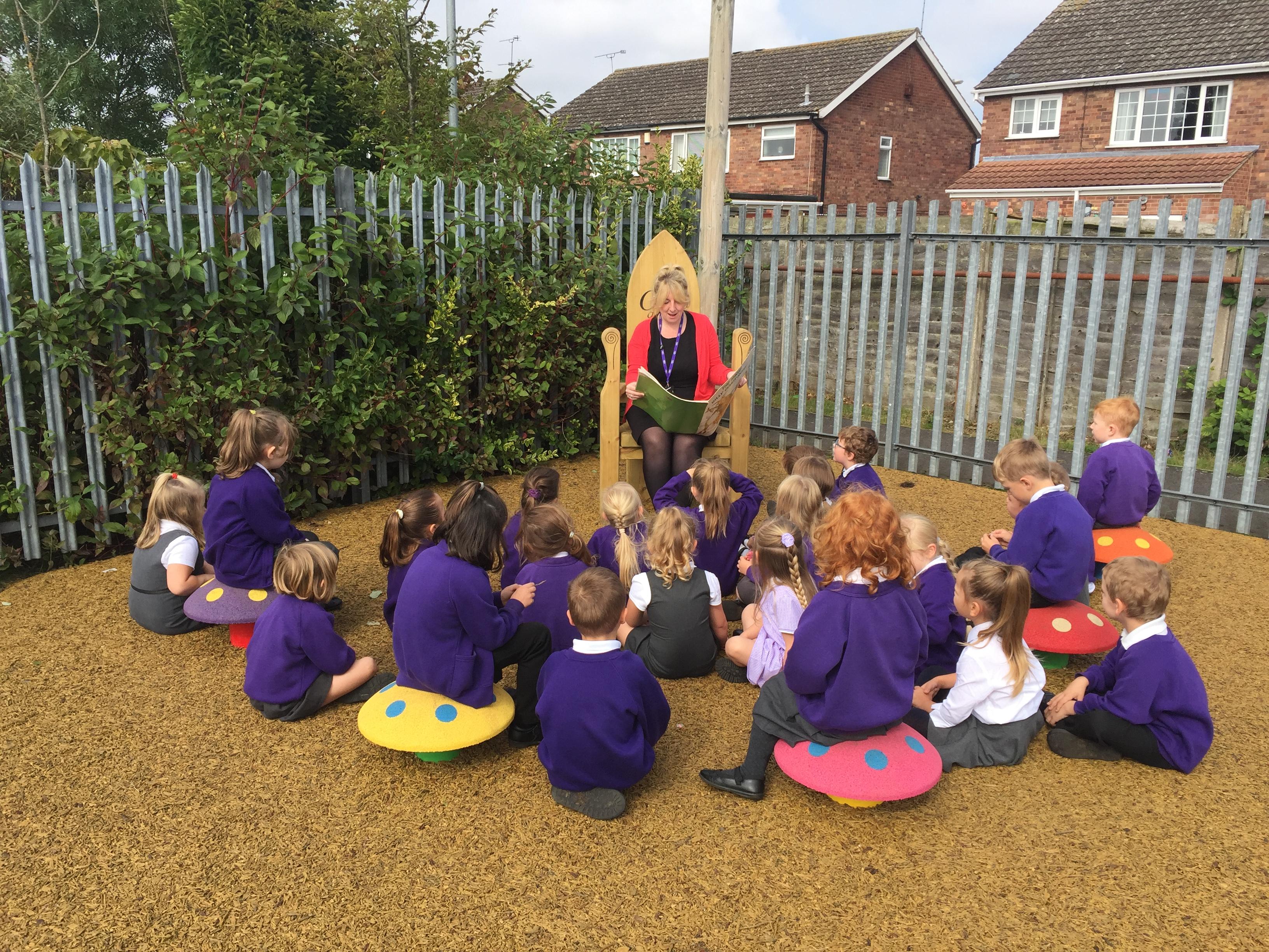 playground seating for schools