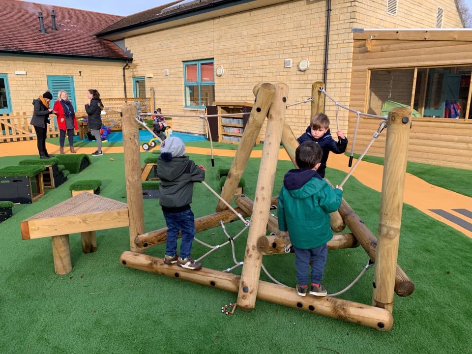 a pinnacle hill climber for nursery pupils