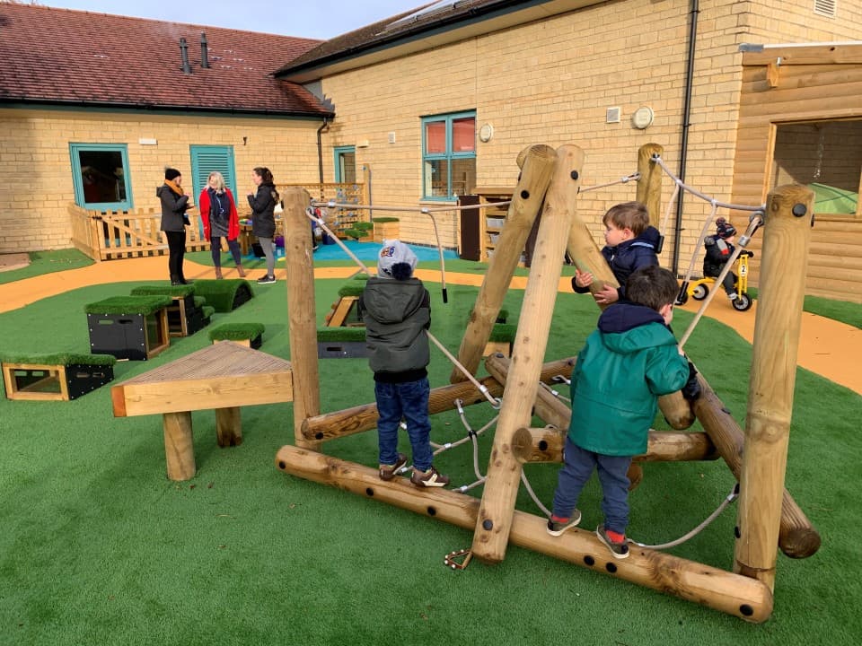 platform climbing frame
