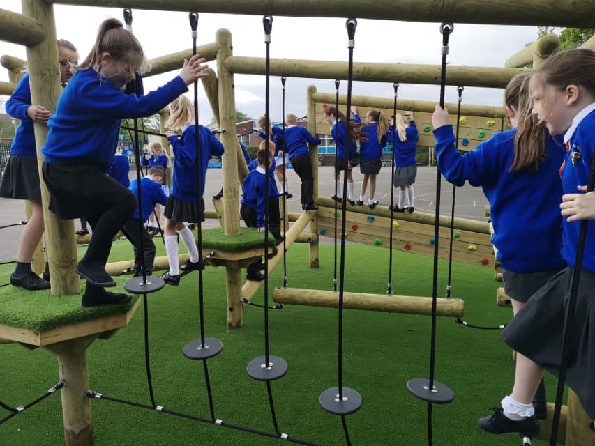 primary school climbing frames