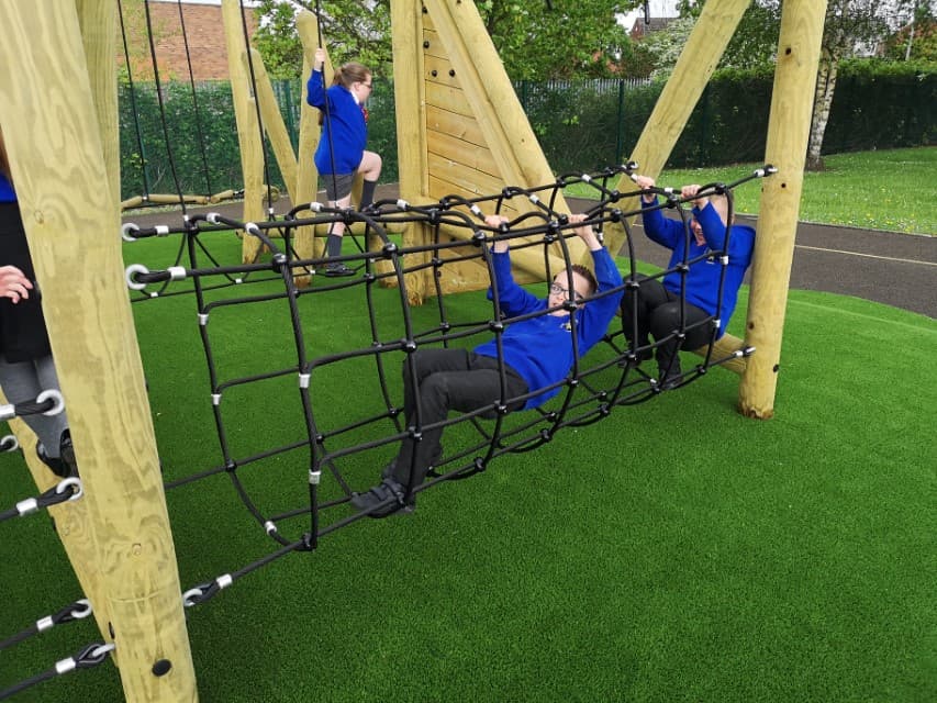 school playground climbing frames