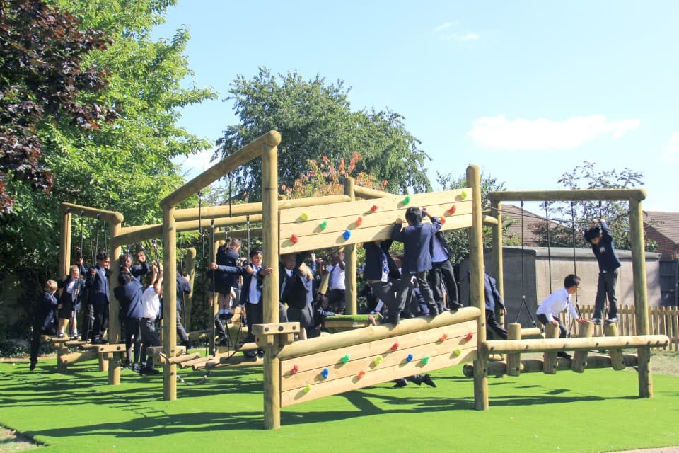 school playground climbing frames