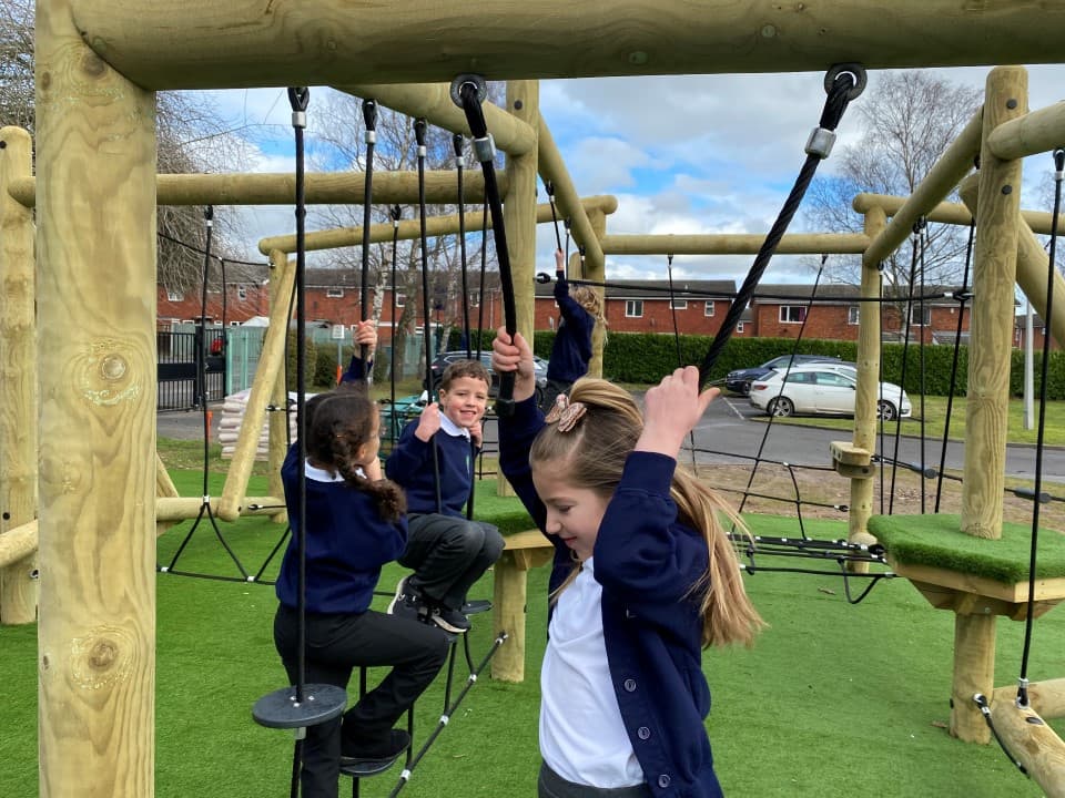 children cross the grizedale forest circuit