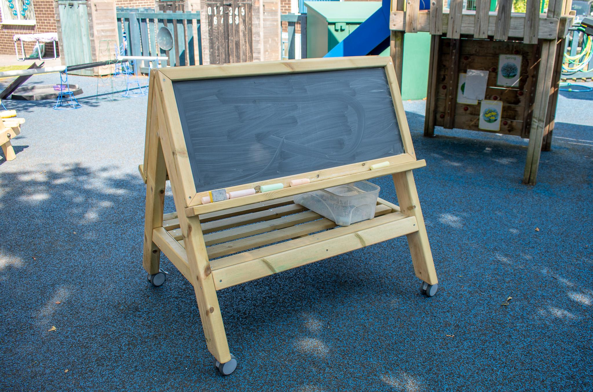 Easel on Wheels