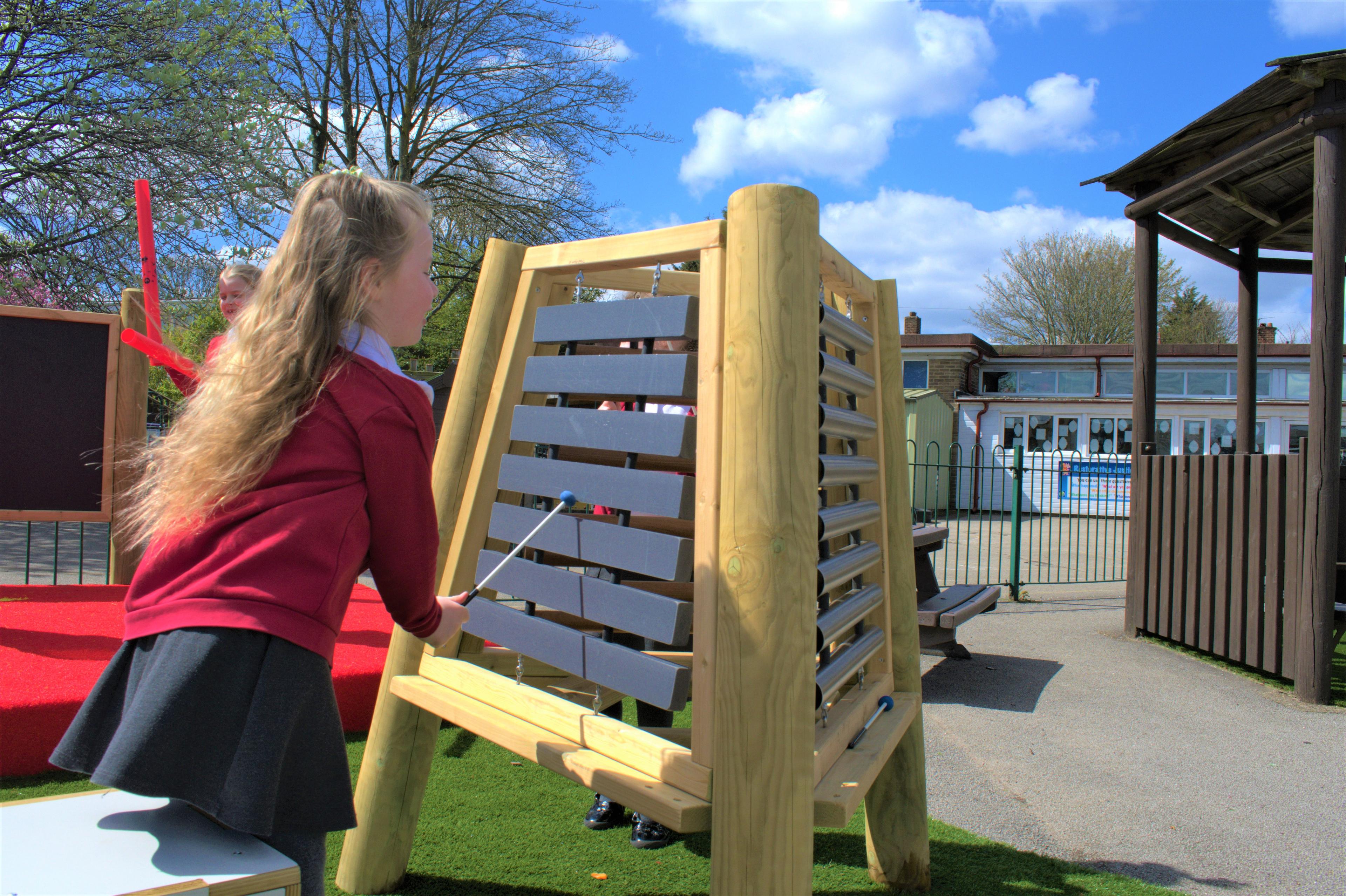 Musical triad for primary school playgrounds