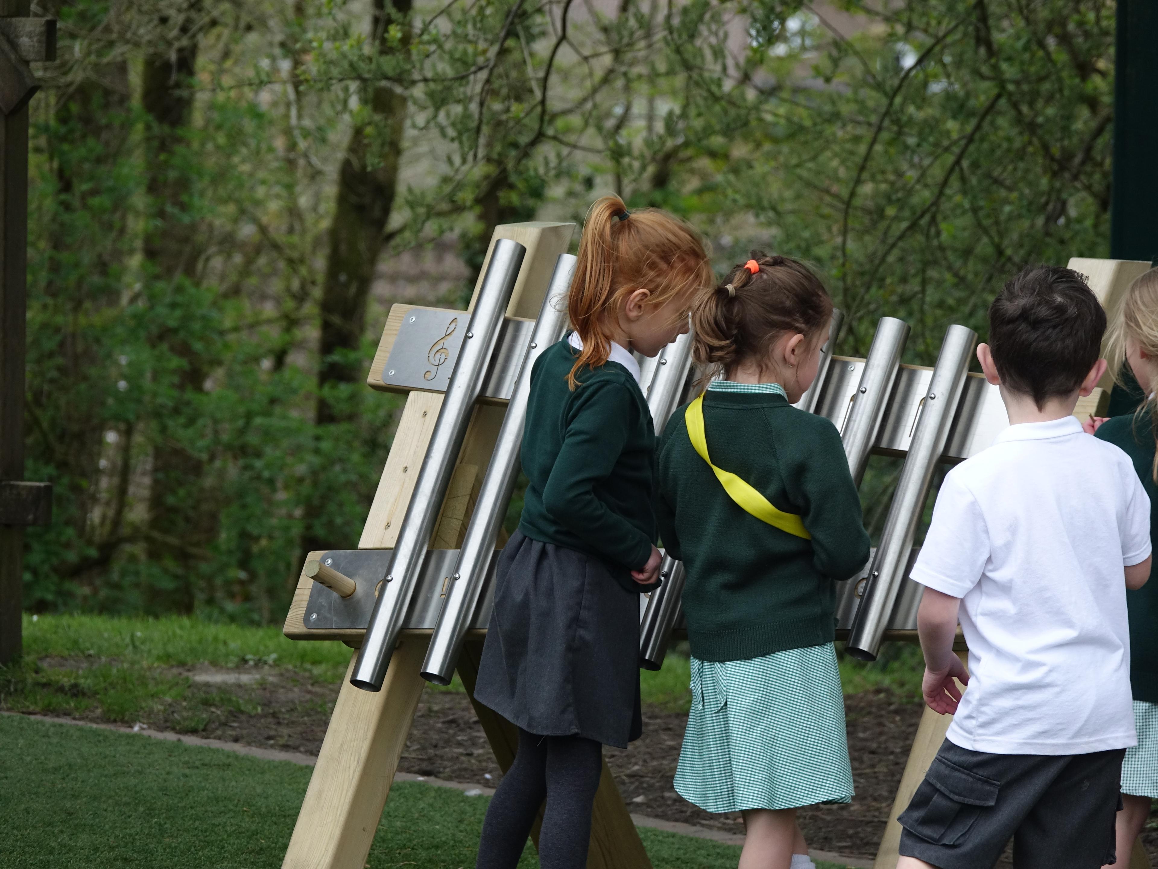 freestanding music playground equipment for schools