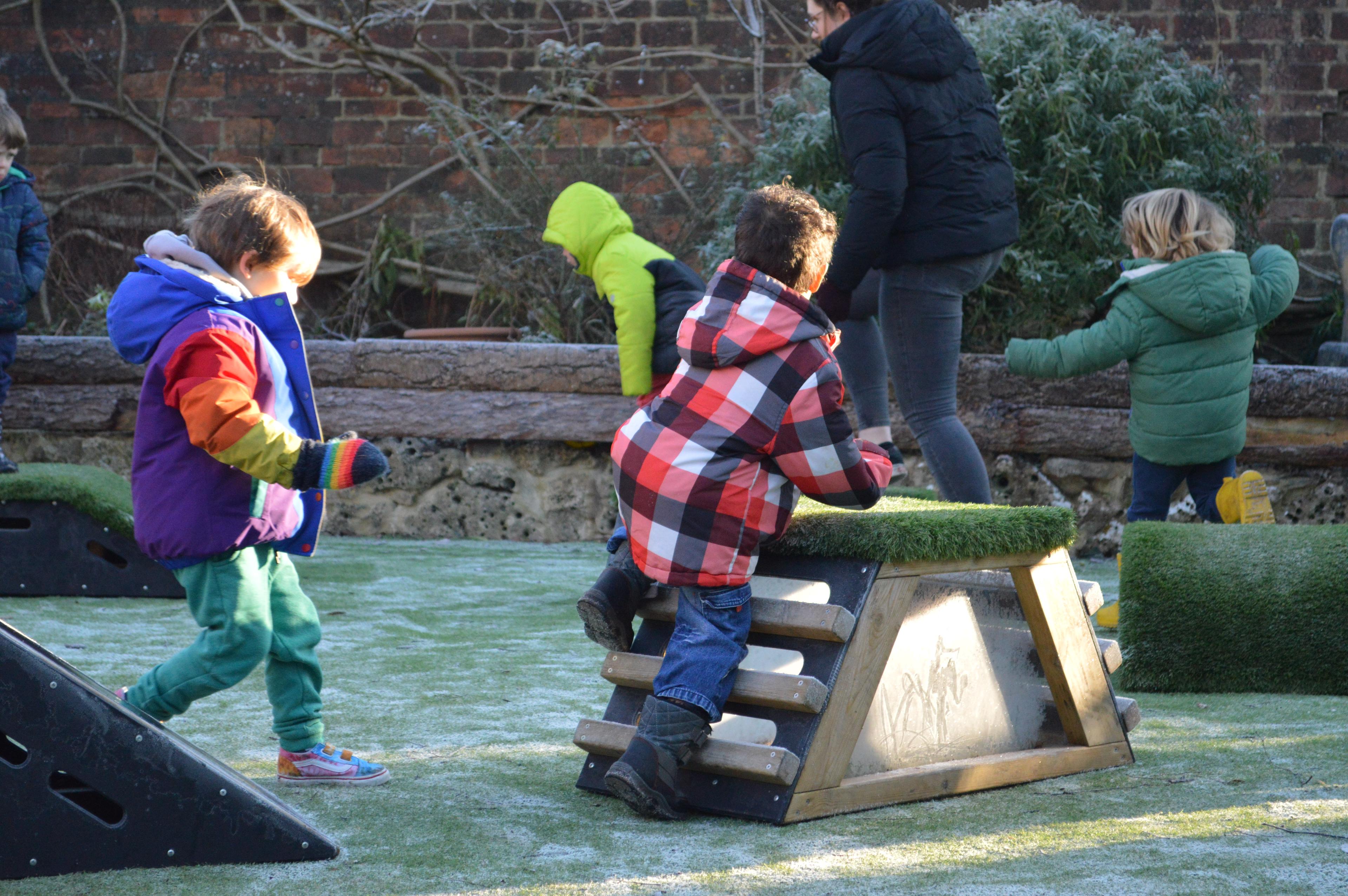 Early years moveable playground equipment