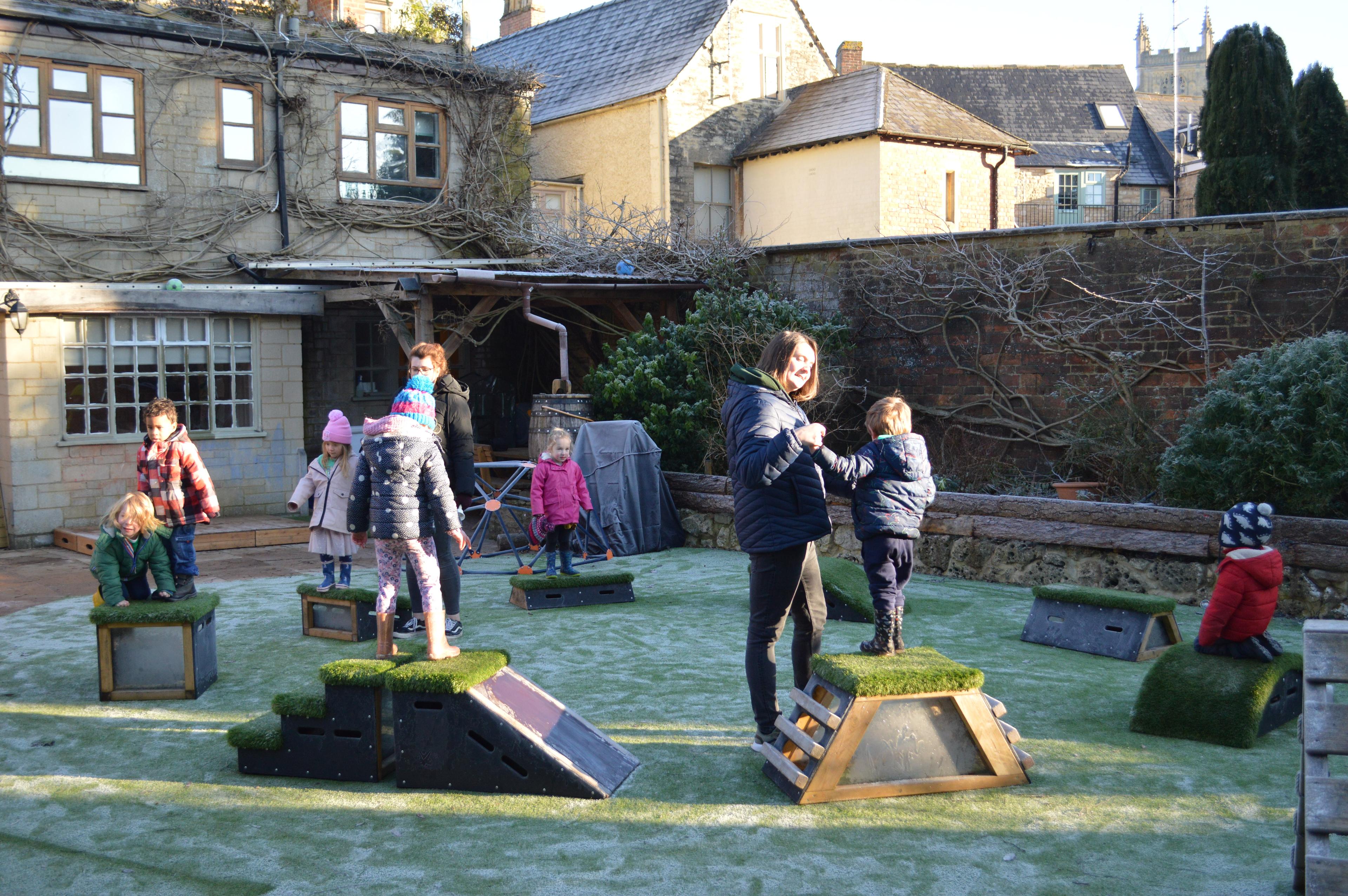 Moveable early years playground equipment