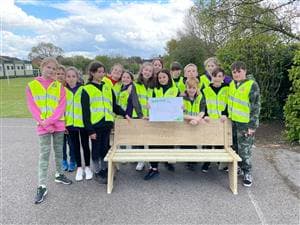 leavers bench for primary schools