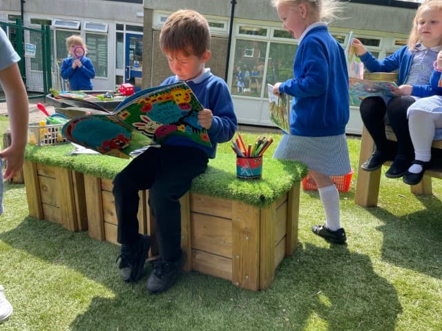 school playground seating