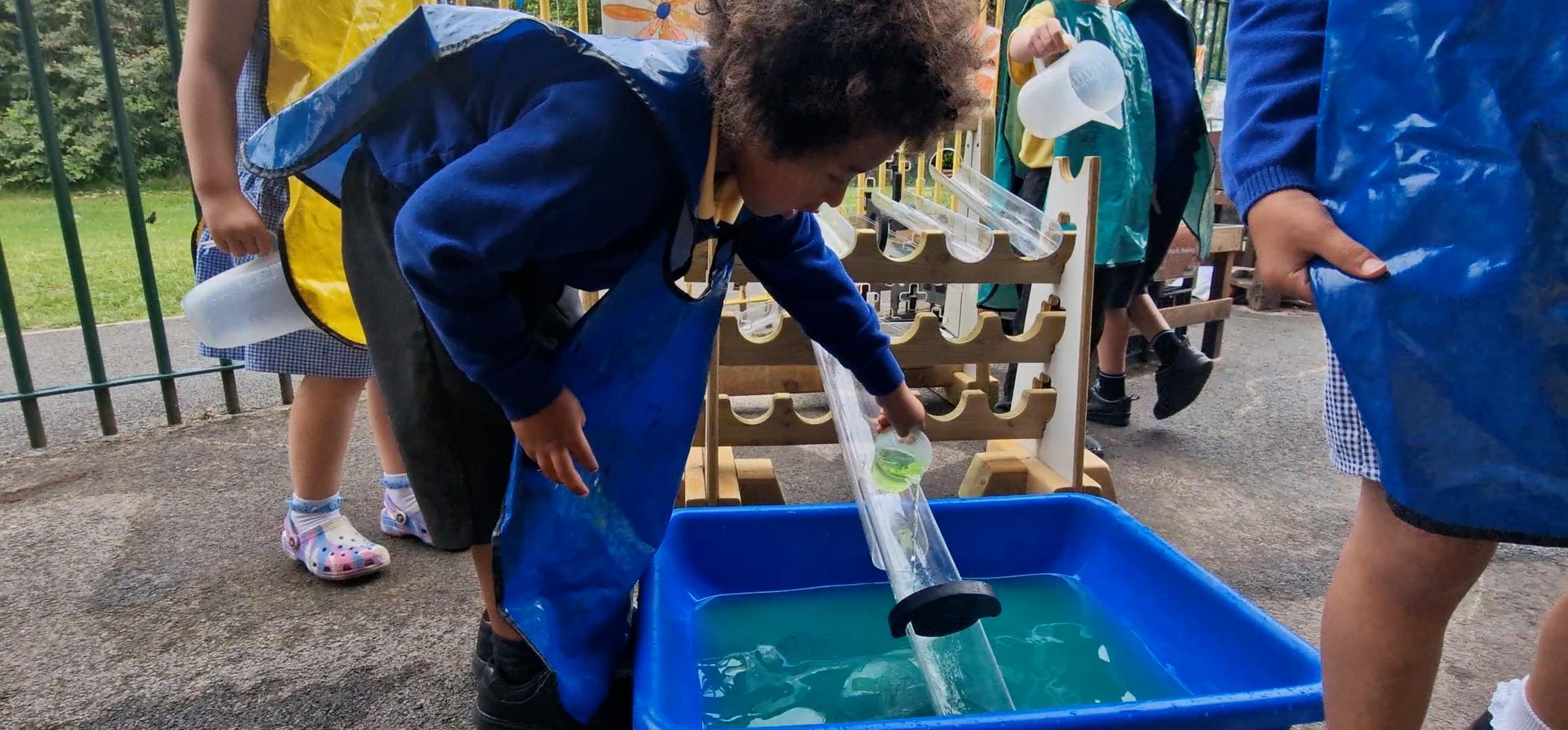 water play for primary school playground settings