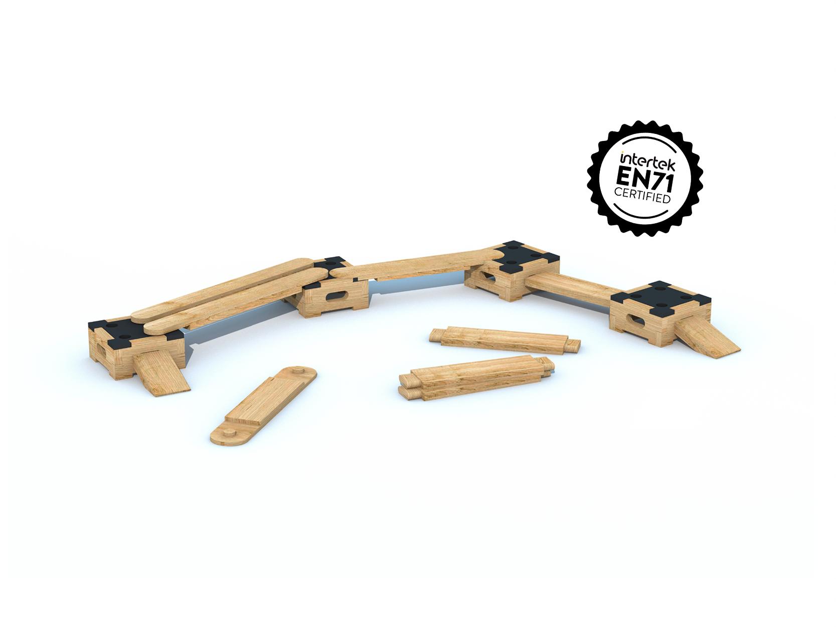 3D render of Play Builder Apprentice Set in a Trail design
