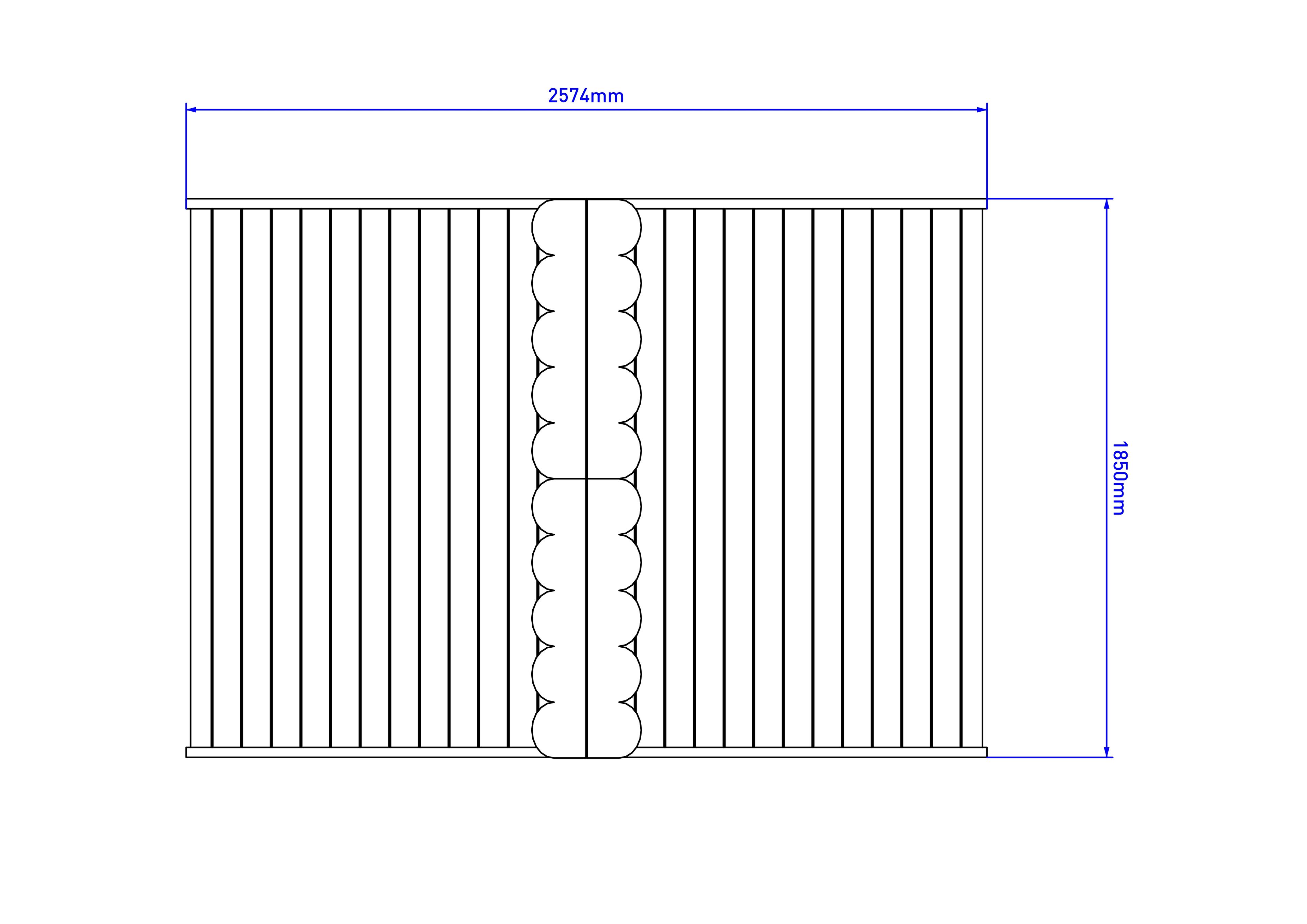 2D Image of Giant Playhouse - Plan View 