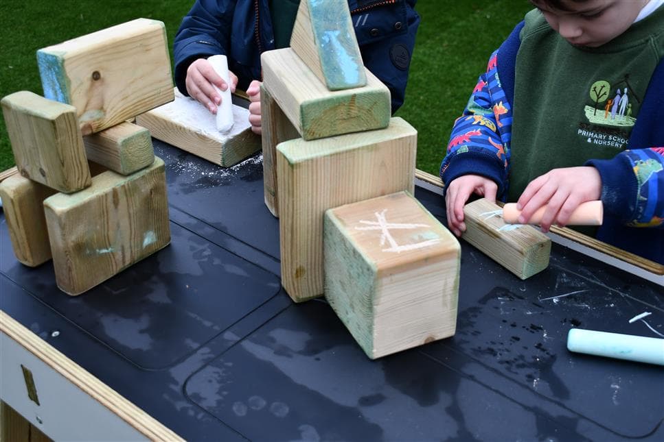 Outdoor constructional play for early years children