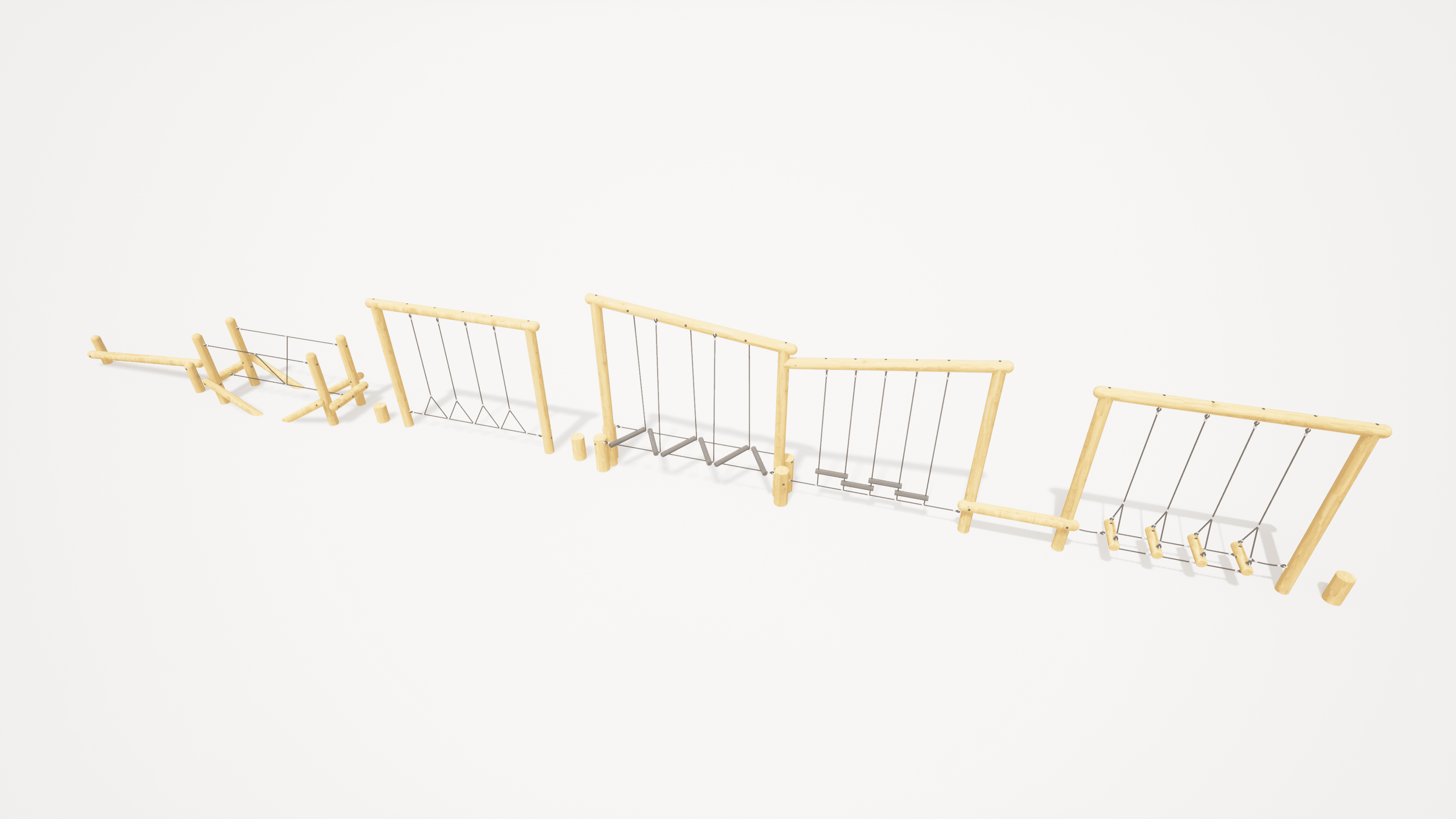 3D render image of Glenmore Forest Trim Trail