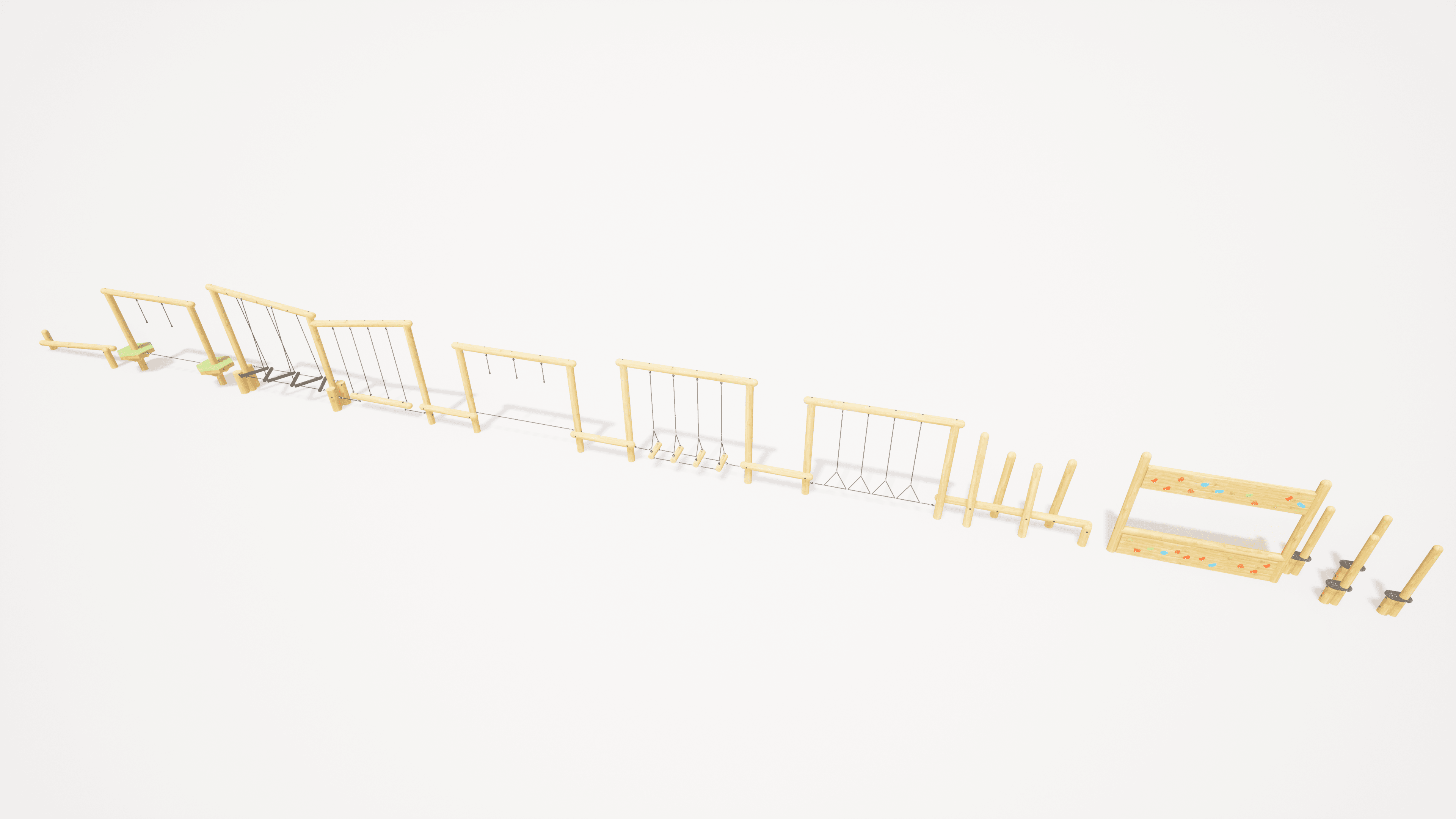 3D render of Abernethy Forest Trim Trail 