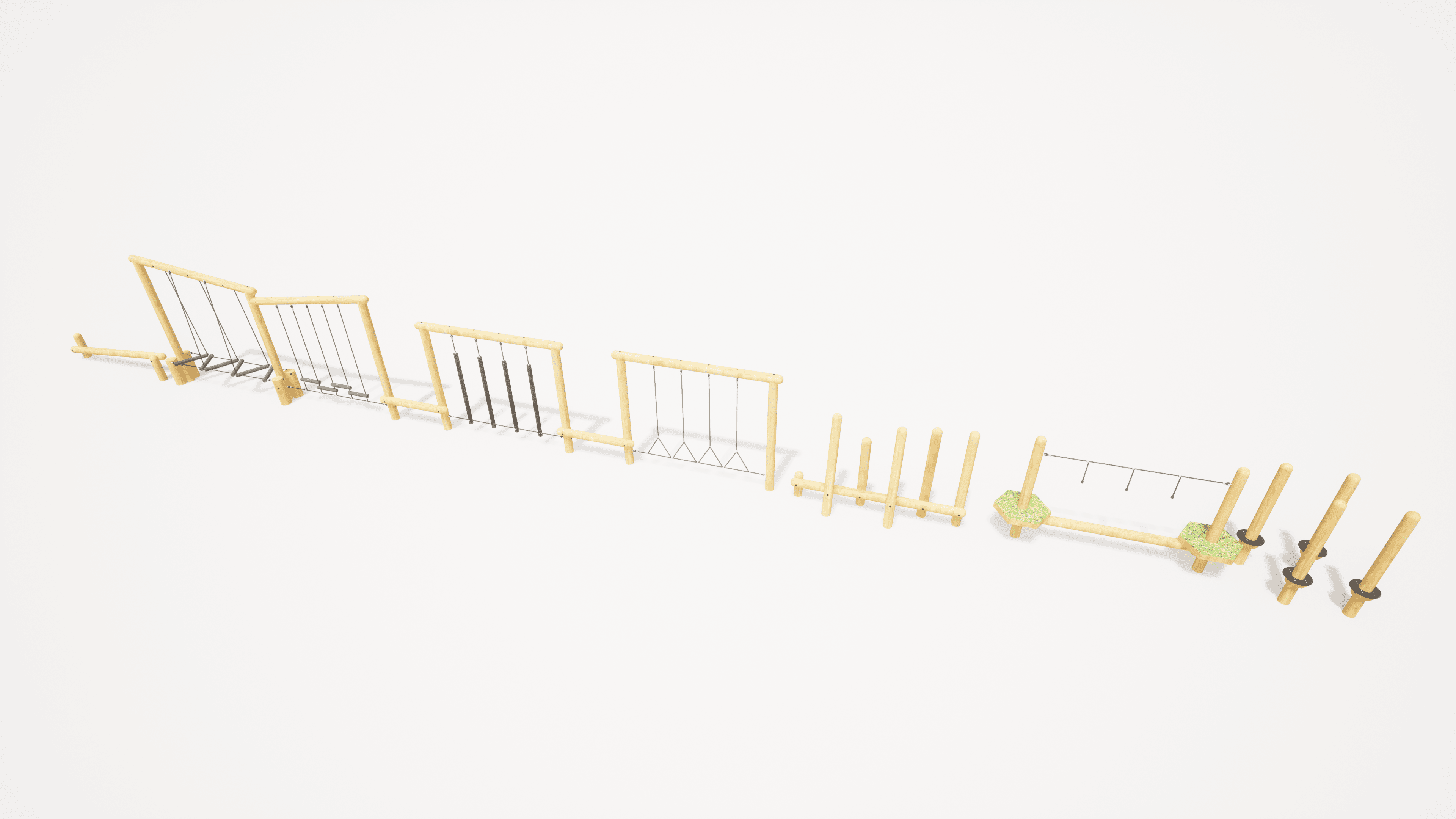 3D render image of Llandegla Forest Trim Trail 
