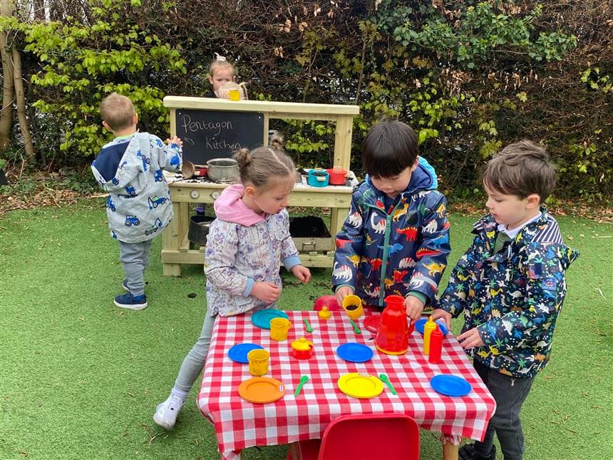 Cheap mud kitchens for primary schools