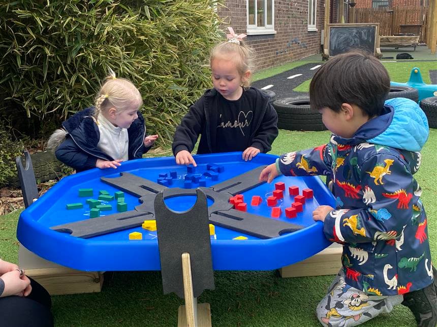 Chap tuff spot tray for nursery and early years settings